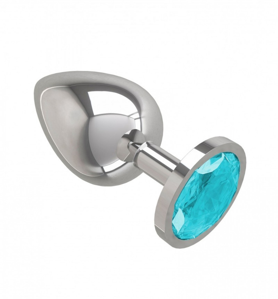 Анальная пробка Джага Джага Anal plug, голубой, серебристый, 37 мм - купить  с доставкой по выгодным ценам в интернет-магазине OZON (305193671)