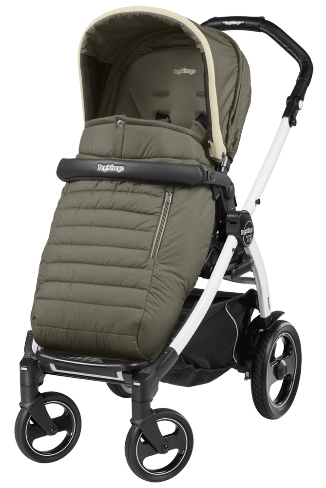 Прогулочная коляска Peg Perego Book 51 S Pop Up Completo (шасси White/Black), Breeze Kaki  #1