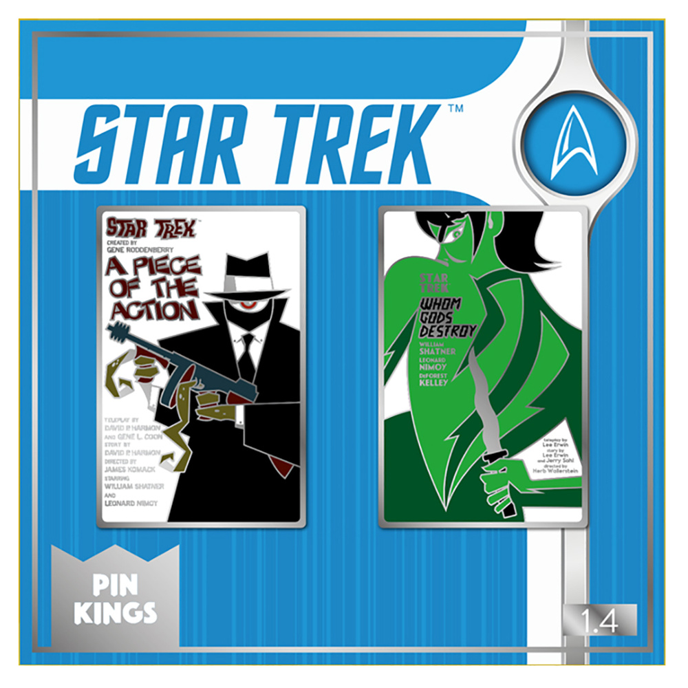 Значок Pin Kings Star Trek 1.4 - набор из 2 шт / брошь / подарок парню мужчине девушке подруге / сувенир #1