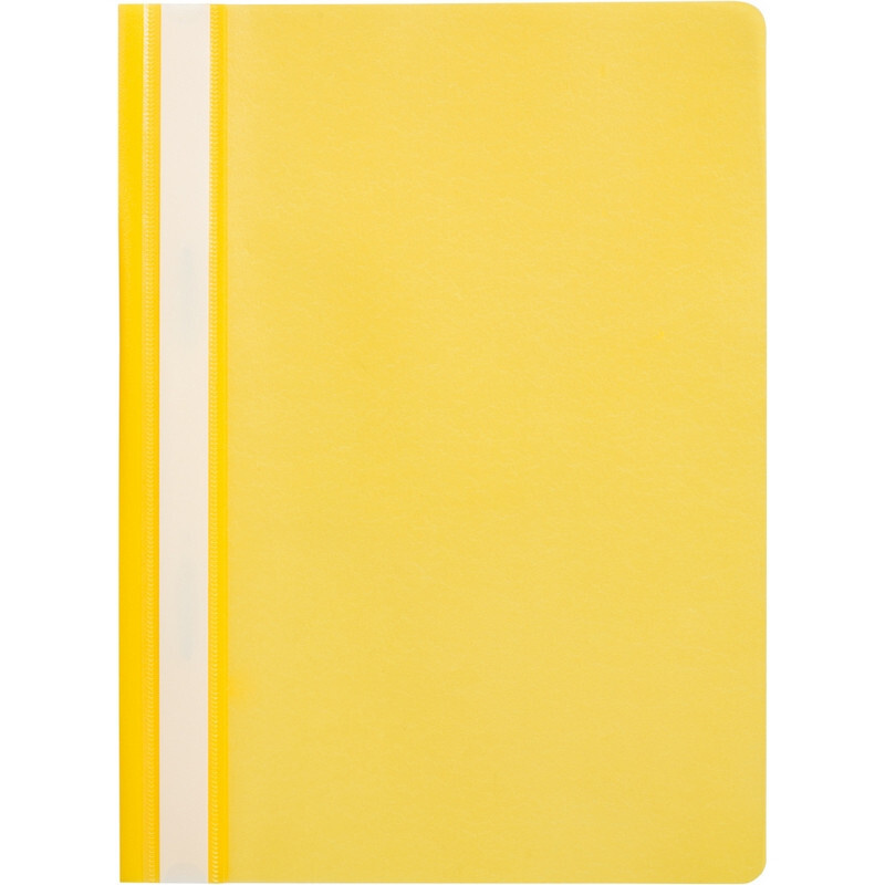 Скоросшиватель пластиковый A4 Attache Economy (100/110) жел 10шт/уп ...