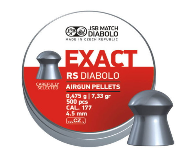 Пули JSB Exact RS Diabolo 4,5 мм, 0,475 г (500 штук) #1