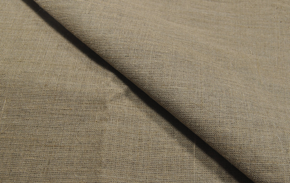 крупный план натуральной ткани льна
