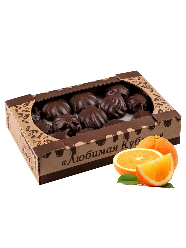 Зефир в шоколаде со вкусом Апельсина 1кг Любимая Кубань  #1