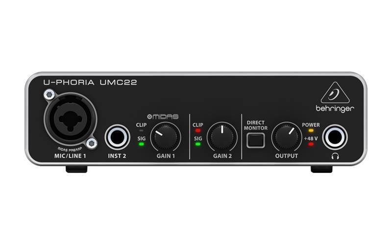 Звуковая карта behringer umc22