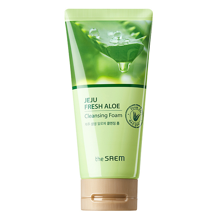 The Saem Пенка для умывания успокаивающая с алоэ вера 150г Jeju Fresh Aloe Cleansing Foam  #1