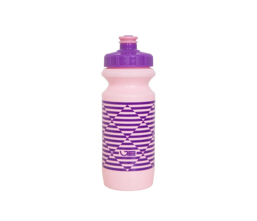 Бутылка для воды, спорт, фитнес 0,6 Green Cycle STRIPES с большим ...