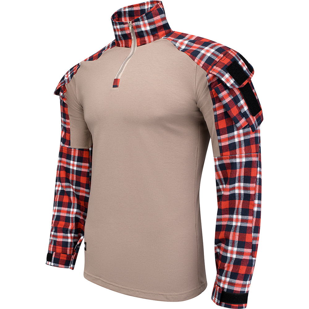 Тактическая рубашка Forester Tan (Phoenix RME) (Красная клетка) (X ...