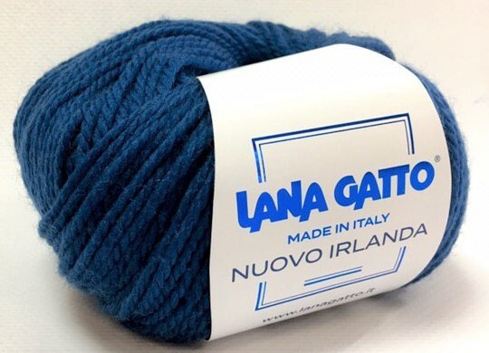 Пряжа Lana Gatto Nuovo irlanda - цвет 12959 синий #1