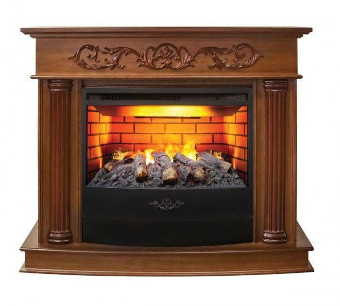 Камин RealFlame Milano NT c Firestar 25,5 3D, Напольная установка ...