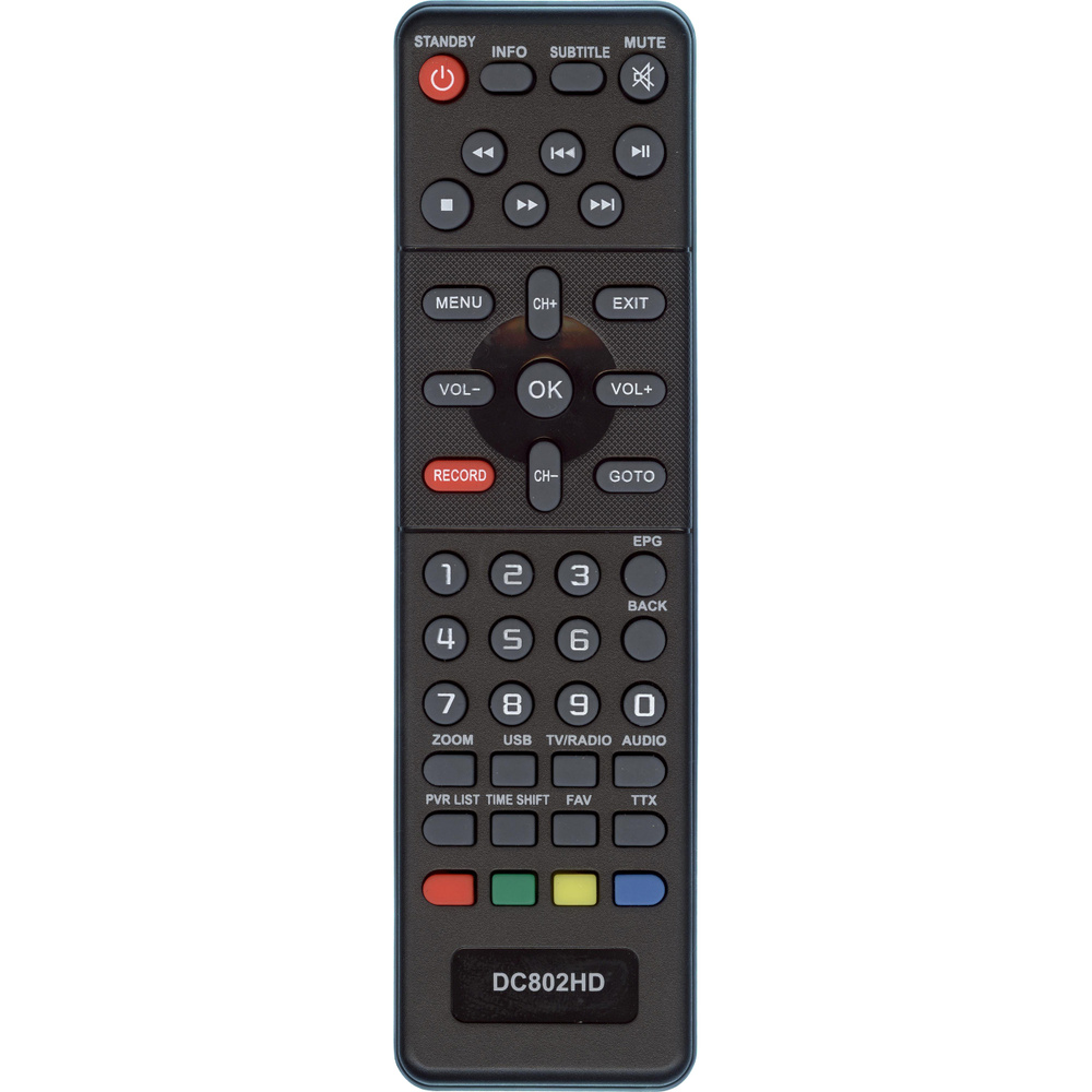 Пульт для DVB-T2 ресивера D-Color DVB-T2 DC802HD HOB1494 купить на OZON ...