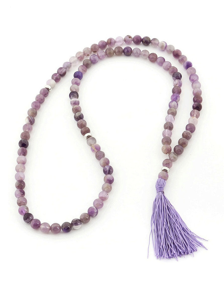 Мусульманские четки из аметиста 99 бусин 7 мм. - купить с доставкой по ...