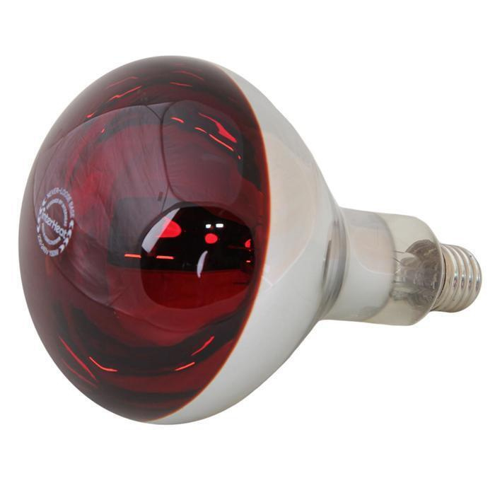 Лампа инфракрасная для обогрева InterHeat R125 150W E27 Red (ИКЗК 150Вт .