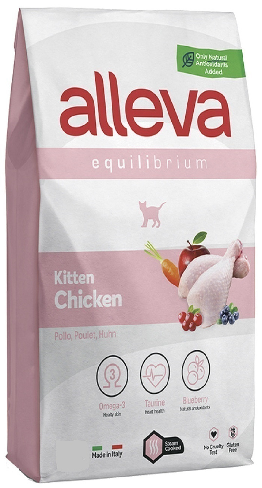 Сухой корм ALLEVA EQUILIBRIUM CHICKEN KITTEN, для котят, с курицей, 10 кг #1