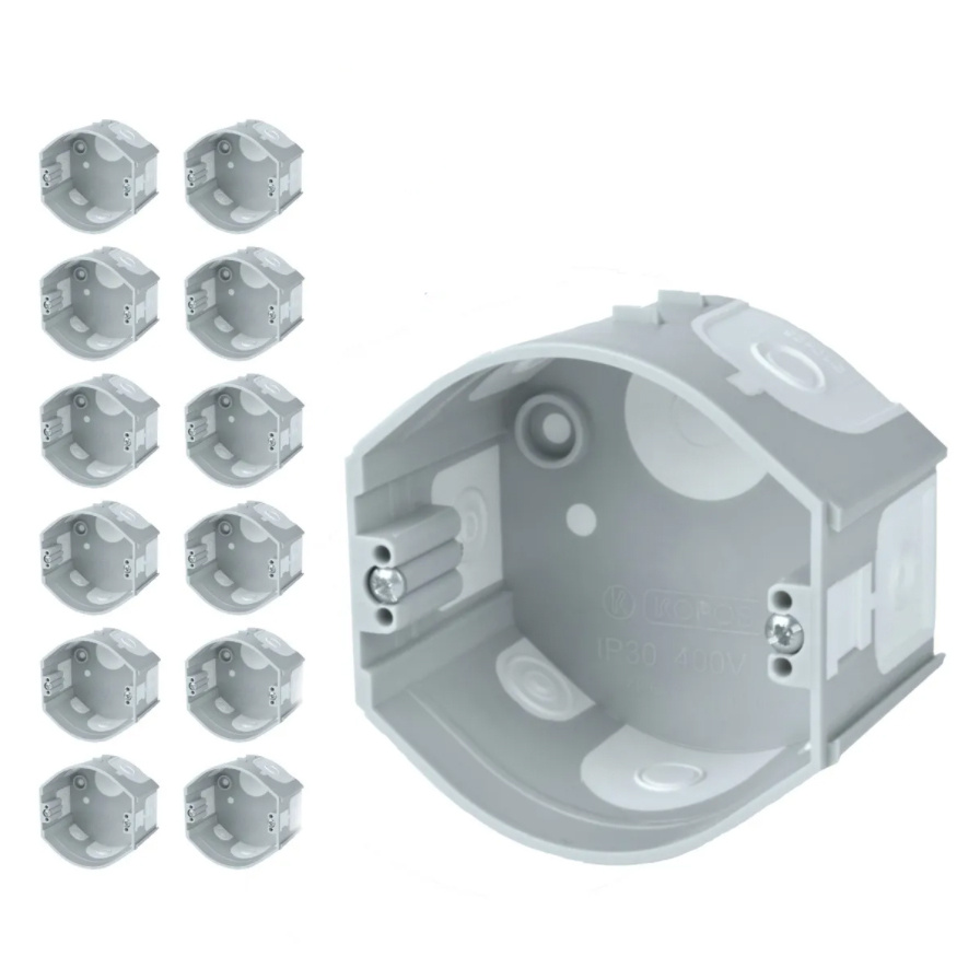 НЕГОРЮЧИЙ герметичный подрозетник в бетон Kopos KP 68/D_KA глубина 45 ...