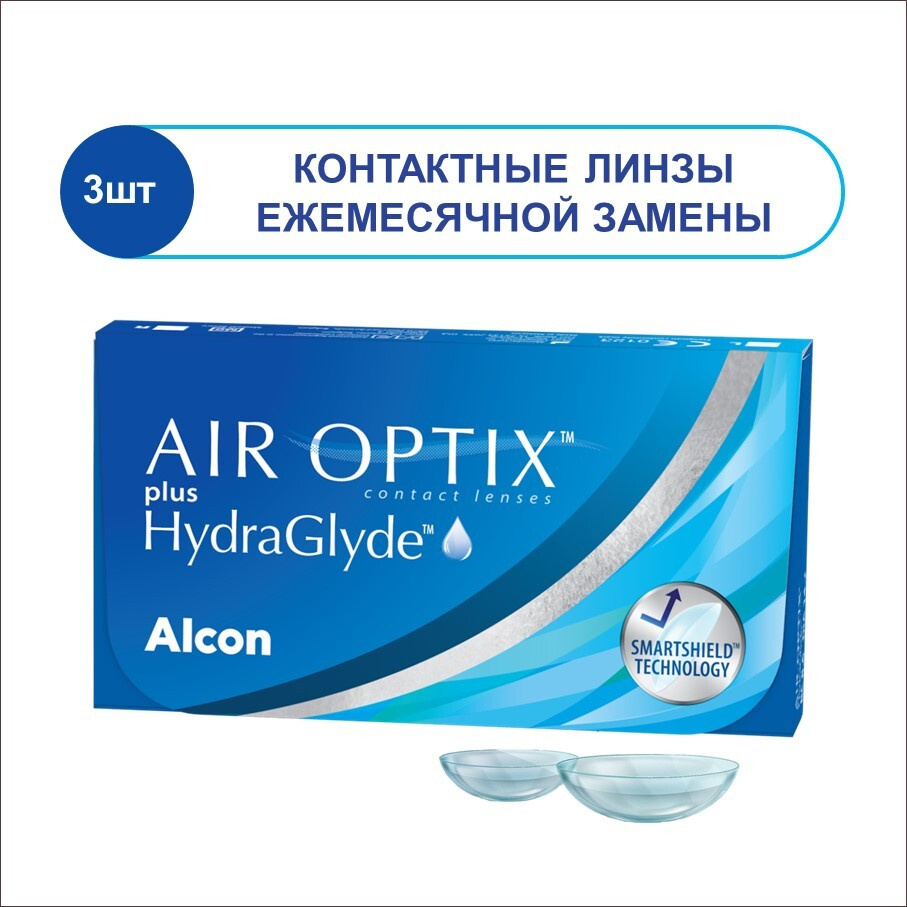 Контактные линзы AIR OPTIX PLUS HYDRAGLYDE 8.6 (+1.75) (AO P HG) #1