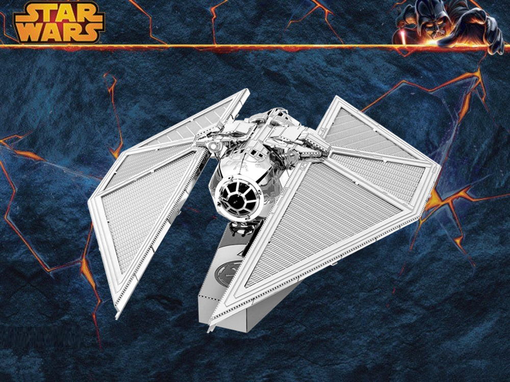 3D сборная металлическая модель пазл \"Ударный истребитель TIE ...