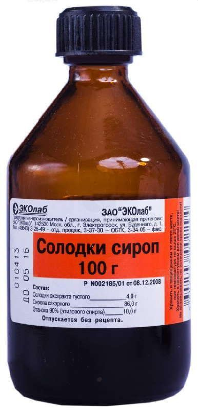 Солодки сироп (Эколаб), 100 г — купить в интернет-аптеке OZON ...