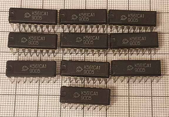 Микросхема К561СА1, 10 штук / Аналоги: MC14531, 561СА1, КР561СА1 / 12 ...