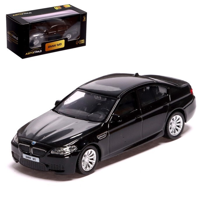 Машина металлическая BMW M5, 1:43, цвет синий . #1