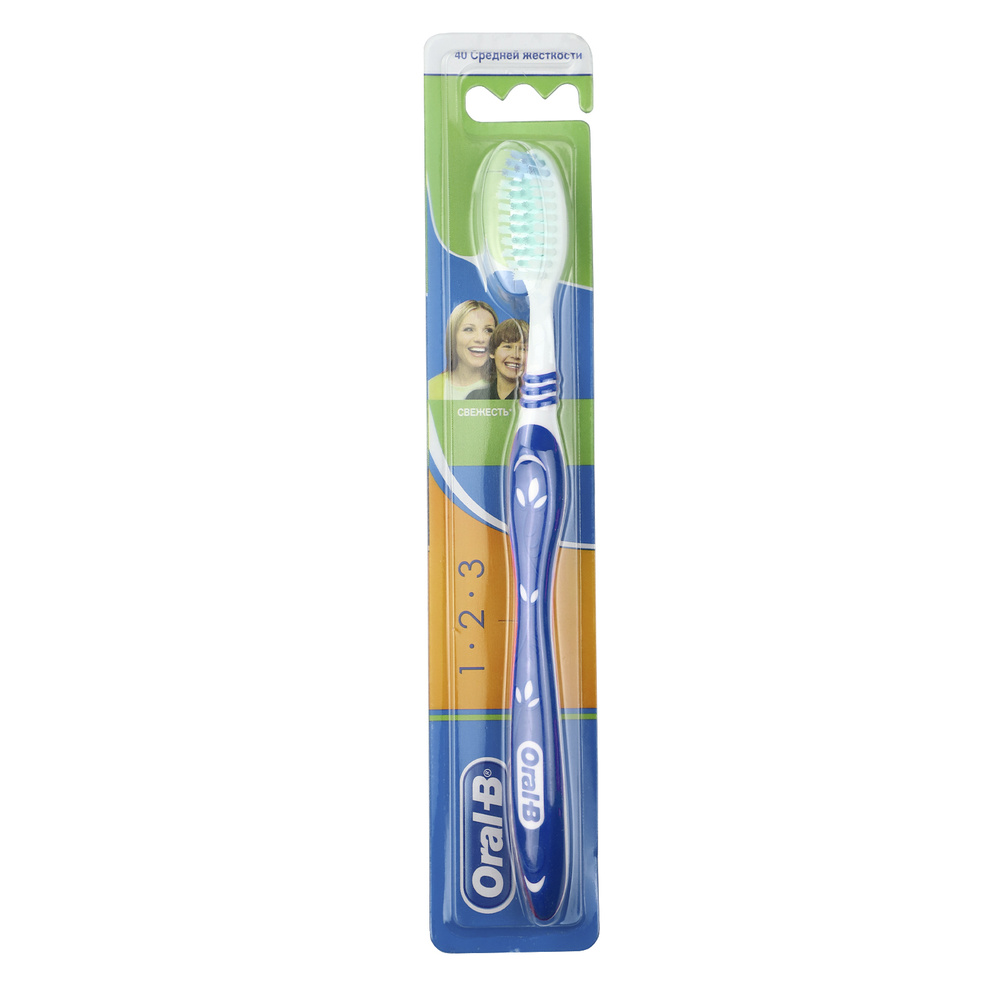 Зубная щетка средней жесткости Oral-B 3 Effect Натуральная свежесть ...