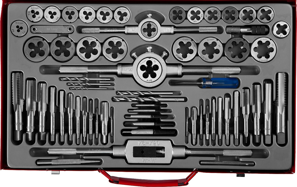 Набор резьбонарезного инструмента ЗУБР 65 предметов / 28118-H65  #1