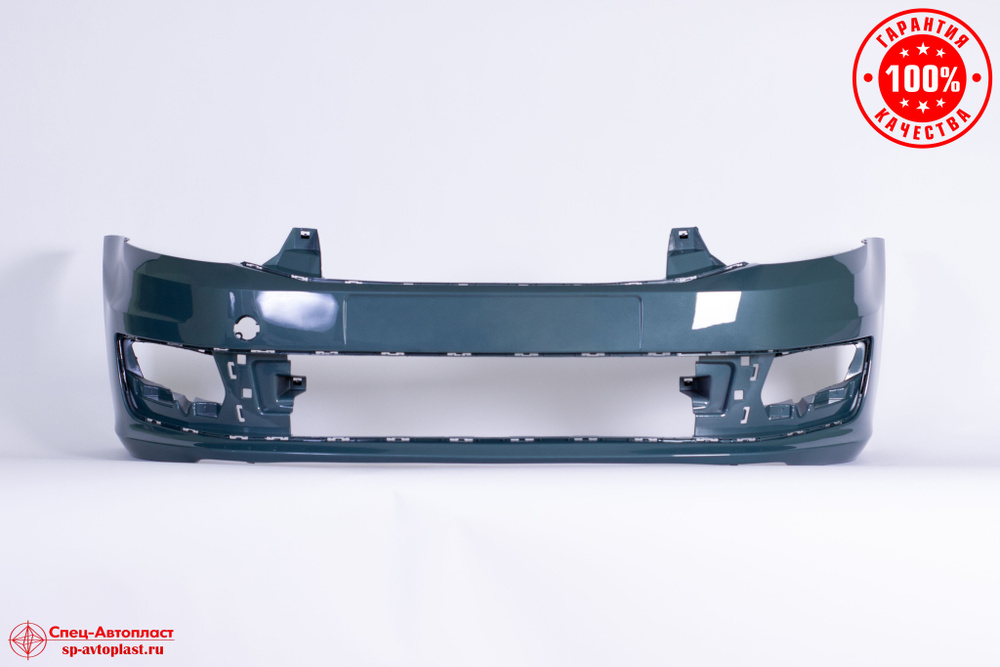 Бампер передний Volkswagen Polo 2015-2020, Синий - купить с доставкой ...