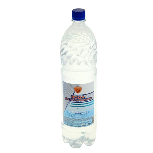 Вода дистиллированная Элтранс, 1,5 л, бутыль -  с доставкой по .