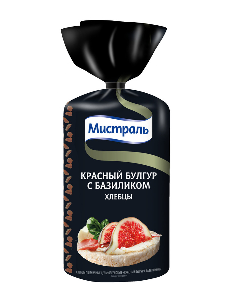 Хлебцы Мистраль красный булгур с базиликом, 100г #1