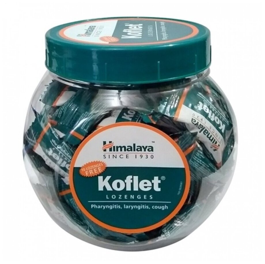 Himalaya KOFLET Lozenges 60+15 подарок, Himalaya /КОФЛЕТ Леденцы от ...