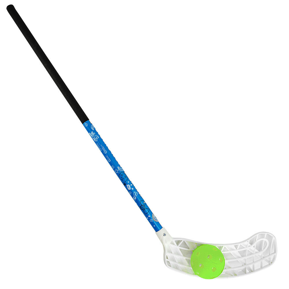 Клюшка для флорбола RealStick арт.MR-KF-KCR, 65см, +мяч, правый крюк ...