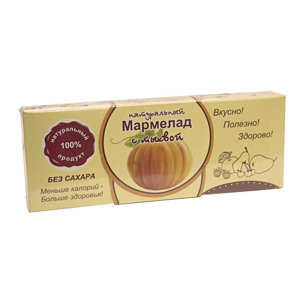 Мармелад натуральный без сахара "Тыква" - купить с доставкой по ...