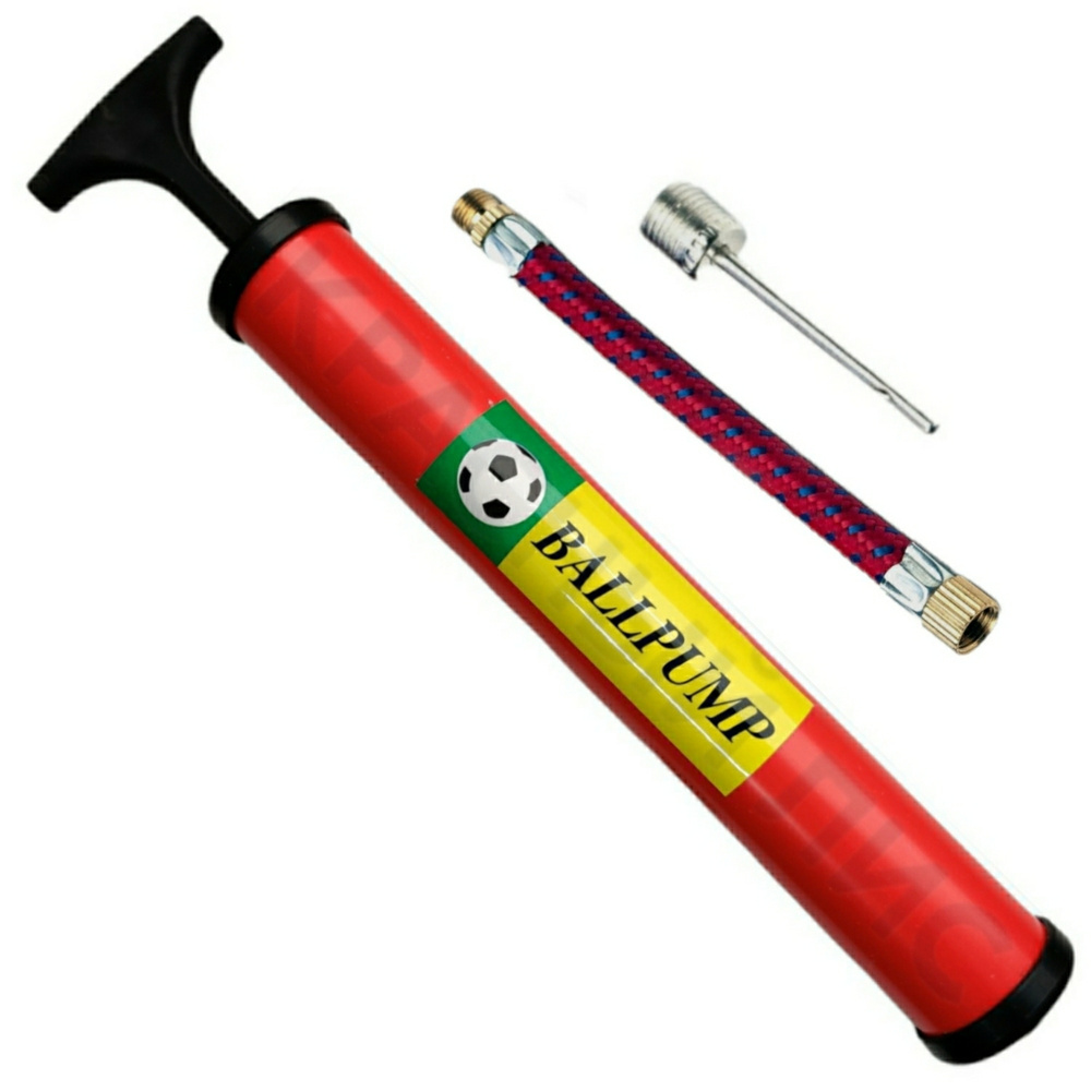 Ручной насос с иглой для накачивания мячей (футбольных, фитнес ...