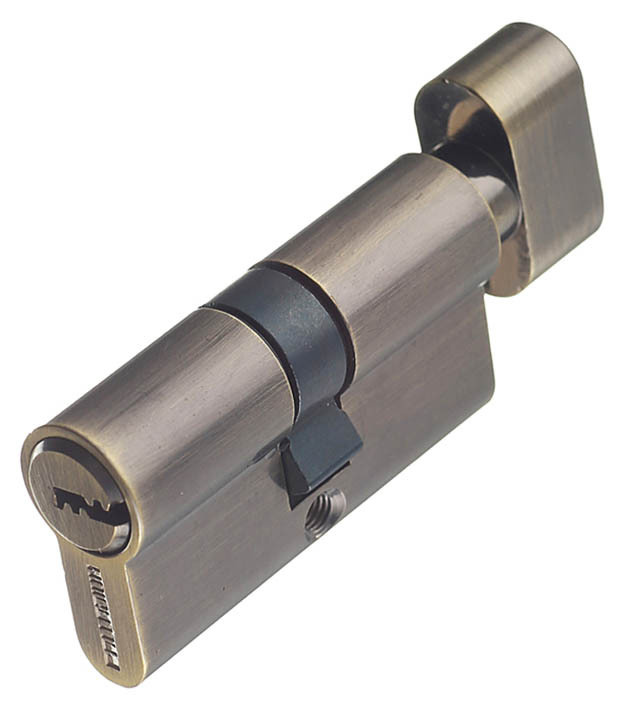 Цилиндр Palladium AL 60 C T01 AB 60 (30х30) мм ключ/вертушка античная бронза  #1