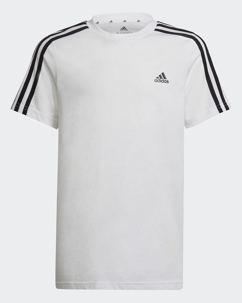 Футболка adidas, размер 110, цвет белый, хлопок 100% - купить по выгодной  цене в интернет-магазине OZON