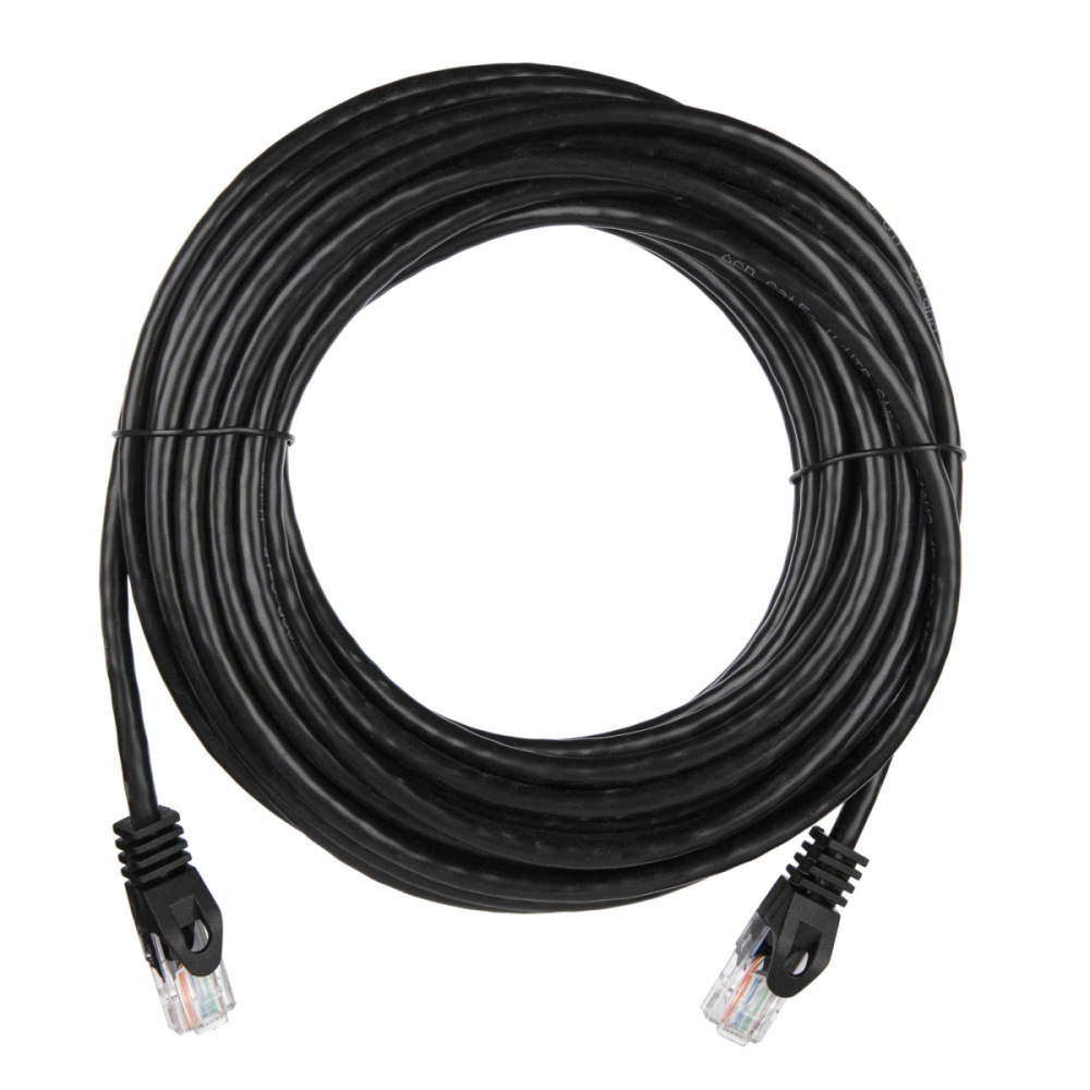 Патч-корд ACD-LPU5C-10M (ACD-LPU5C-10M) Cat5e UTP 24AWG 4Pair, 7/0.18мм CU Черный, 10м, (741838)  #1