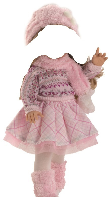Одежда для кукол Карапуз Атласное платье, 40-42 см