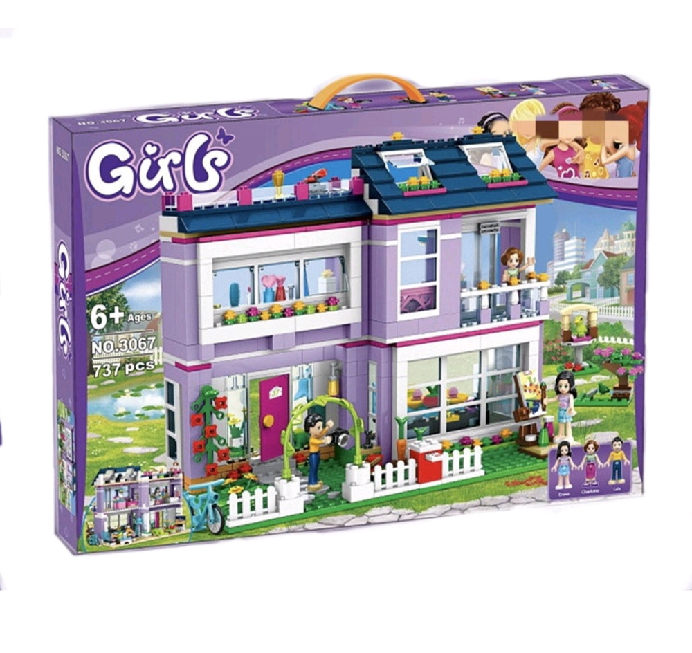 Конструктор Френдс Подружки Дом Эммы 737 деталей, 3067 - купить с ...