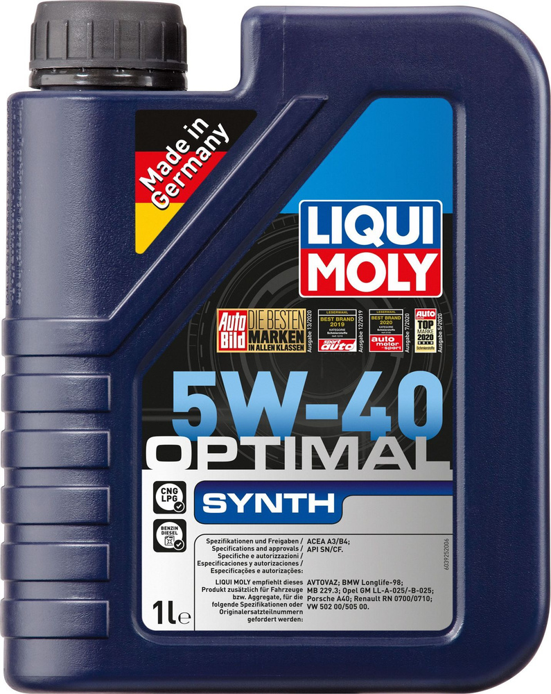 Купить Масло Liqui Moly 5w 40