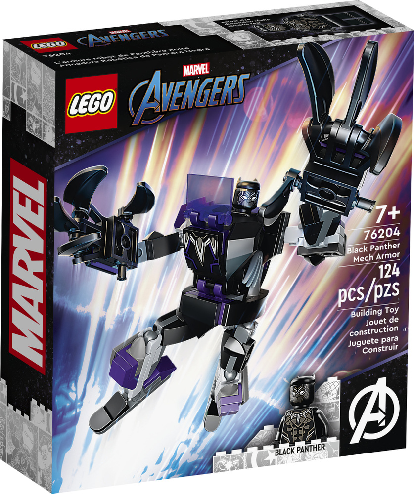 Лего Marvel серия, LEGO Конструктор, лего 76204 Чёрная Пантера - робот,  Игрушки Lego для мальчиков и девочек - купить с доставкой по выгодным ценам  в интернет-магазине OZON (702526582)