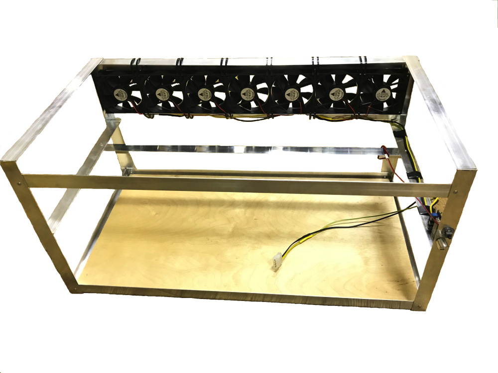 Каркас для майнинг фермы на 8 карт с вентиляторами - купить с доставкой ...