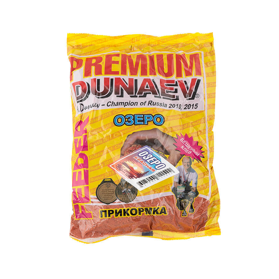 Прикормка для рыбалки Фидер Озеро Красная 1кг Дунаев Премиум ...