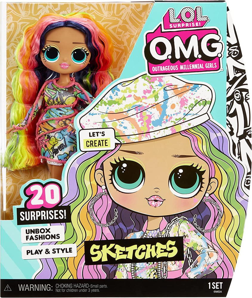 LOL Surprise OMG Sketches Fashion Doll OZON 632816685