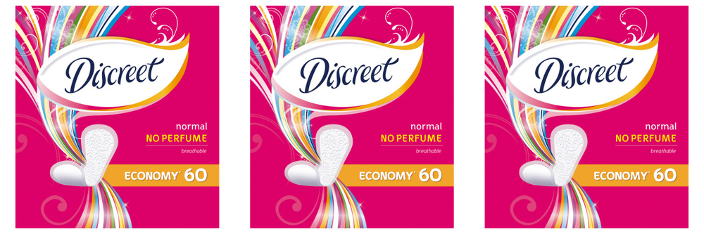 Always Дискрит Нормал Плюс Трио 60 шт, 3 уп - купить с доставкой по ...