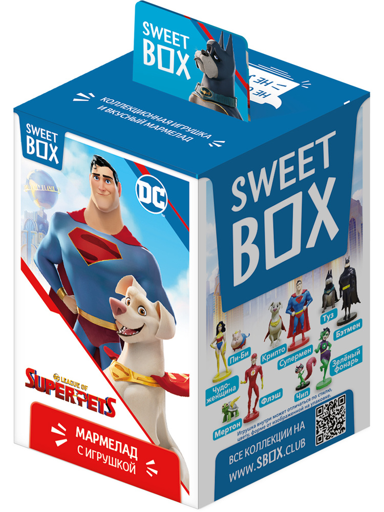 Sweet Box Конфитрейд СВИТБОКС DC LEAGUE OF SUPER-PETS Мармелад с игрушкой, 10г (1 штука)  #1