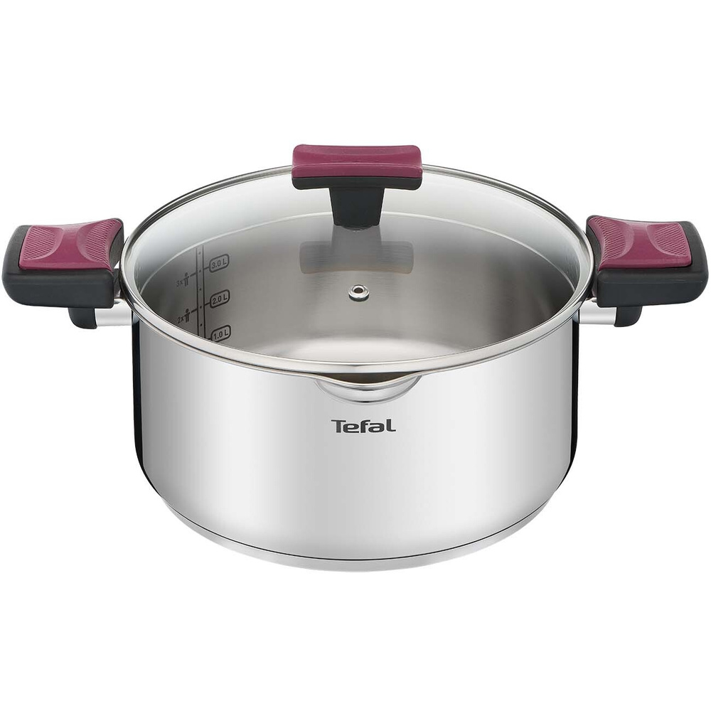 Кастрюля Tefal, Нержавеющая сталь, 5 л - купить по выгодной цене в ...