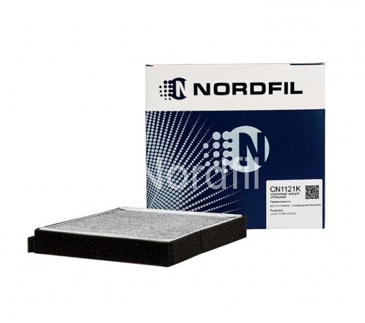 Фильтр салонный NORDFIL угольный Lada Priora 2170 09- с кондиционером ...