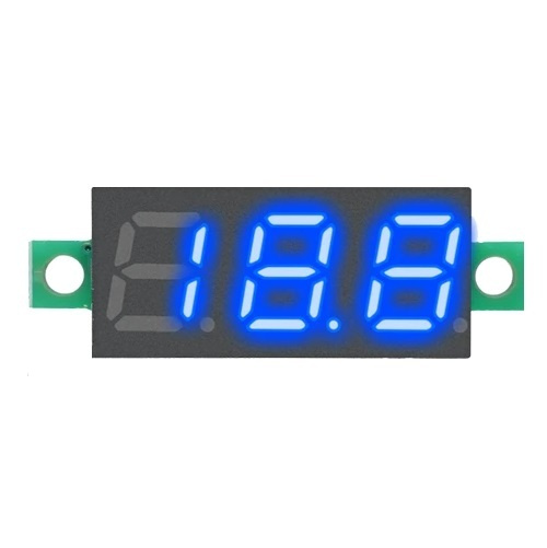 Вольтметр цифровой, Uпит 4-40В Uизм 0-110В DCV, 2pin, постоянного тока ...