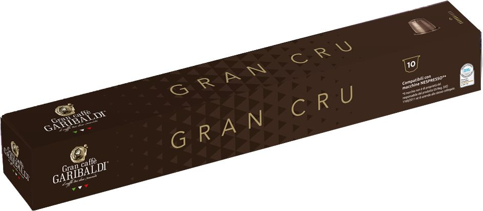 Молотый кофе в капсулах GRAN CRU для системы Nespresso, 10 штук/упаковка  #1