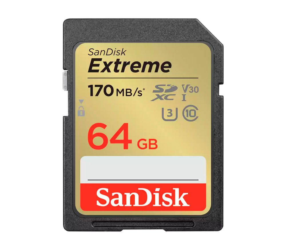 Карта памяти SanDisk SDXC 64GB Class10 Extreme V30 UHS-I U3 #1