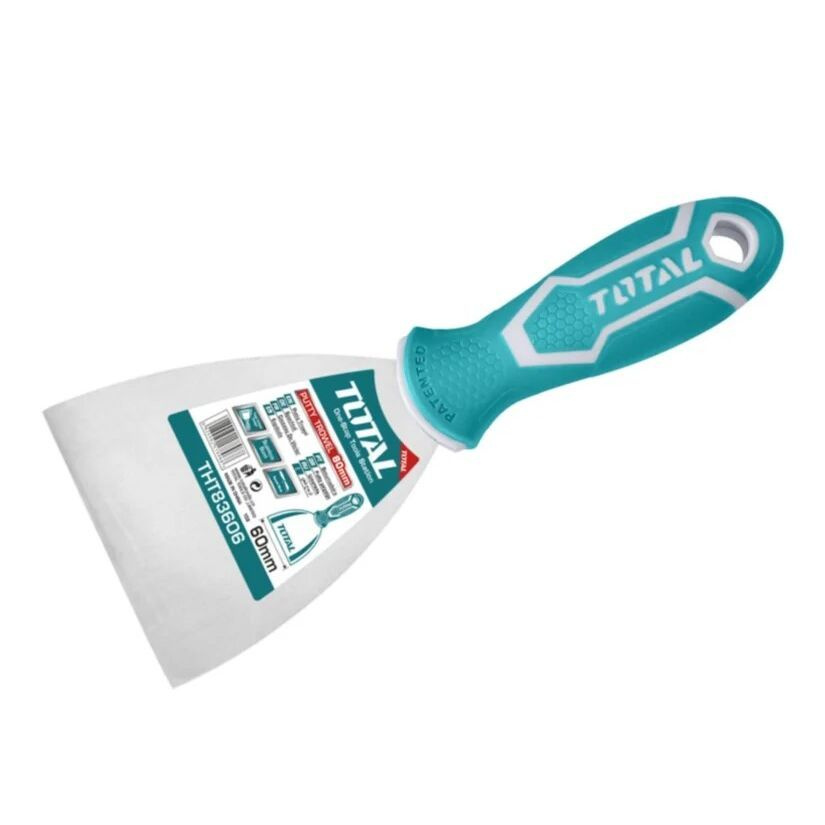 Шпатель TOTAL Для шпатлевки, Для штукатурки, Термопластичная резина ...